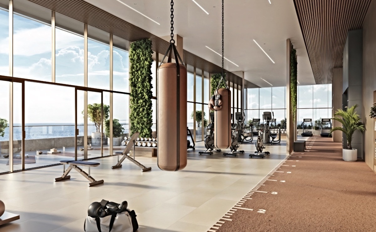 The Mural residents' gym